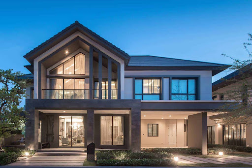 House purchase in Saphan Sung (Thailand) - Modern two-story villa with garden