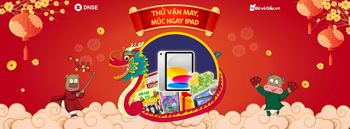 Tham gia ngay Minigame "Thử vận may, múc ngay iPad" trên App Bò và Gấu