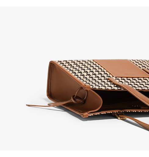 Title 6, Niche Design Houndstooth Shoulder Bag