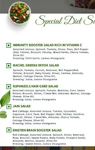 Urban Green Salad menu 2