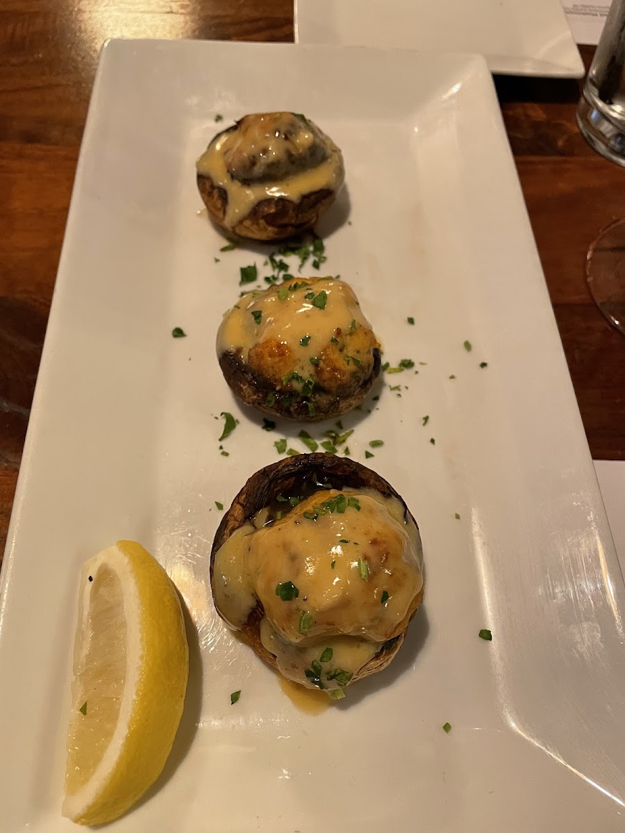 Crab stuffed mushrooms