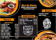 Afroz Ka Kitchen menu 1