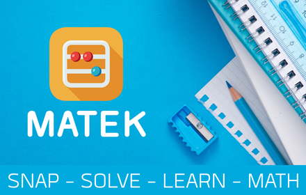 MATEK - Math Camera Solver chrome extension