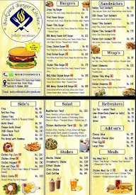 Backyard Burger Kitchen menu 1