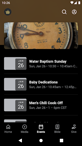 Screenshot GCF Brenham