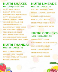 Nutri Bar menu 8