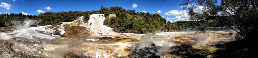 Nowa Zelandia, Orakei Korako, panorama