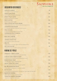 Saffron menu 1