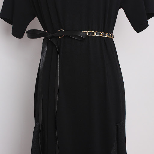 Title 4, Fashion Pearl Tie Rope With Bow Knot Waist Chain
