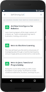 Udacity - Lifelong Learning Screenshot