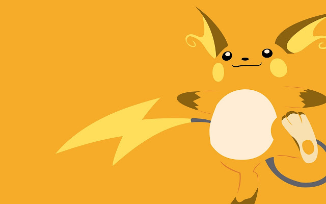 Minimal Pikachu Raichu Pokémon GO Themes