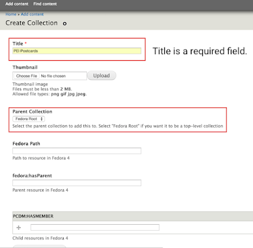 Fill in the metadata