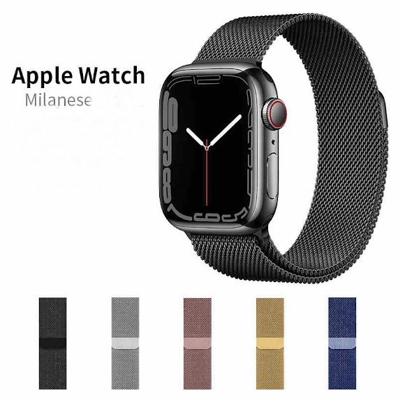 Dây Đồng Hồ Thép Lưới Dành Cho Apple Watch Thép Không Rỉ