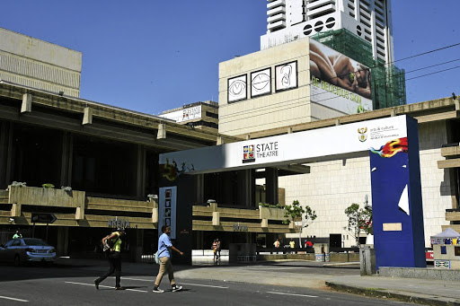 The South African State Theatre building in Pretoria.