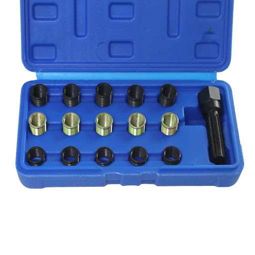 Title 2, 16-piece Spark Plug Thread Repair Kit 14mm. Spe...