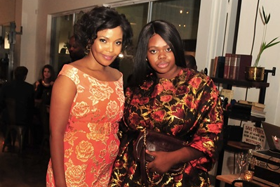 Terry Pheto and sister Dimakatso. Picture: JOHN LIEBENBERG