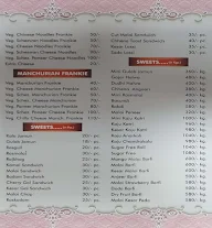 A To Z Sweets & Snacks menu 1