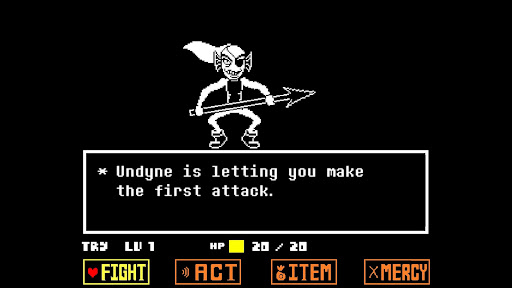 Fighting Undyne