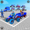 Police Dog ATV Transport Games icon