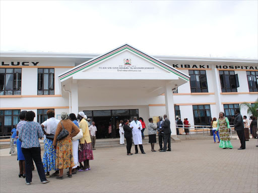 A view of the Mama Lucy Kibaki Hospital in Komarock.