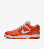 sb air force 2 low supreme orange