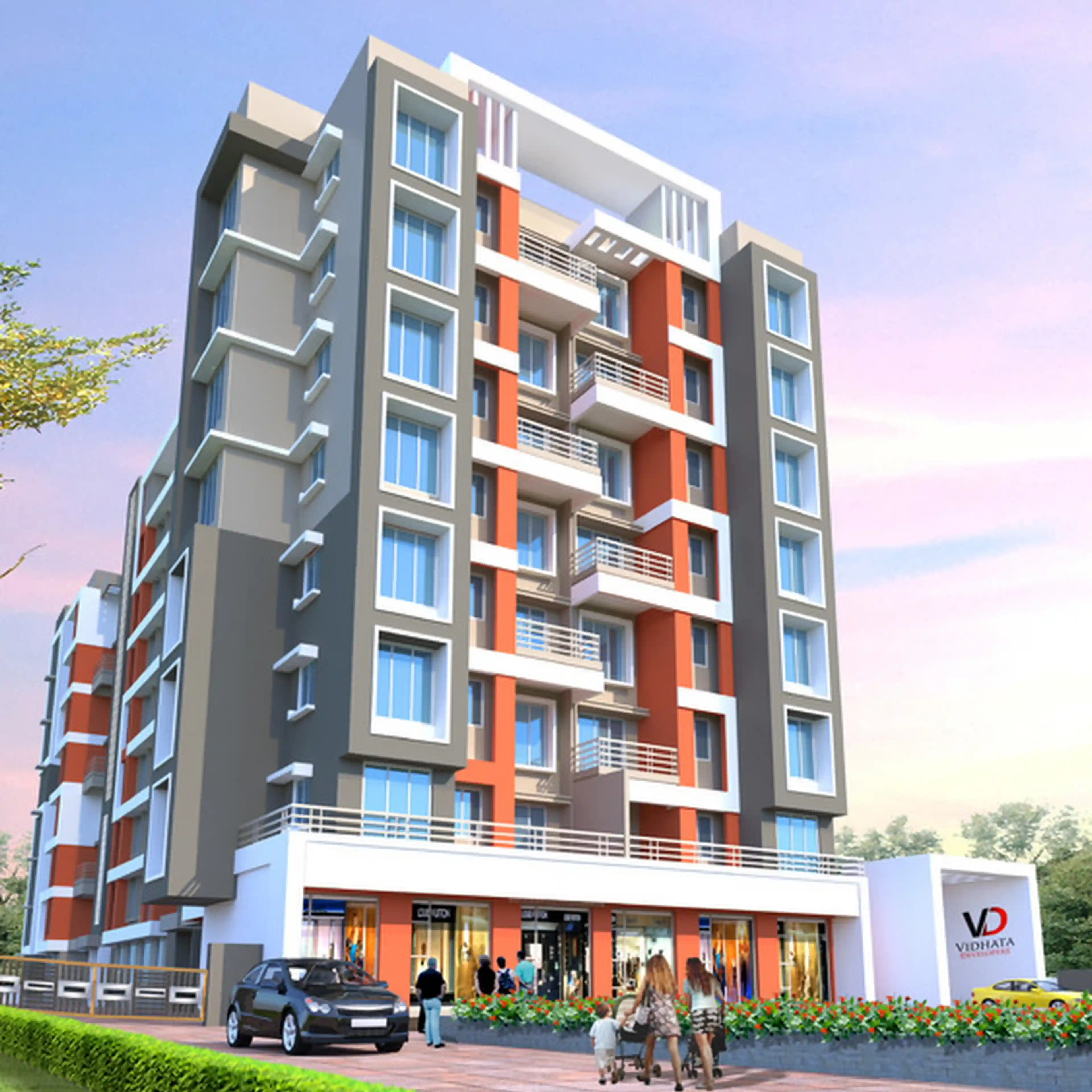 Vidhata Heights-elevation-2