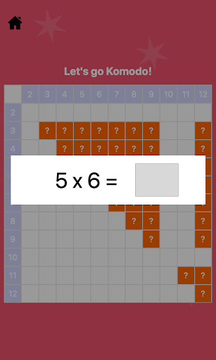 Screenshot The 38 Times Tables Challenge