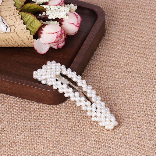 Title 22, Simple Womens Beautiful Geometric Pearl Hairpi...