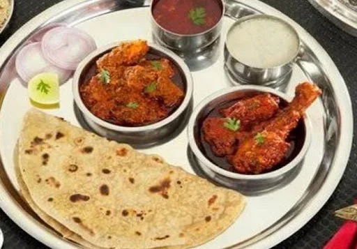 Chicken Deluxe Thali