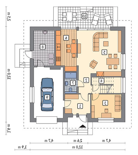 Jaworowa dolina - M181 - Rzut parteru