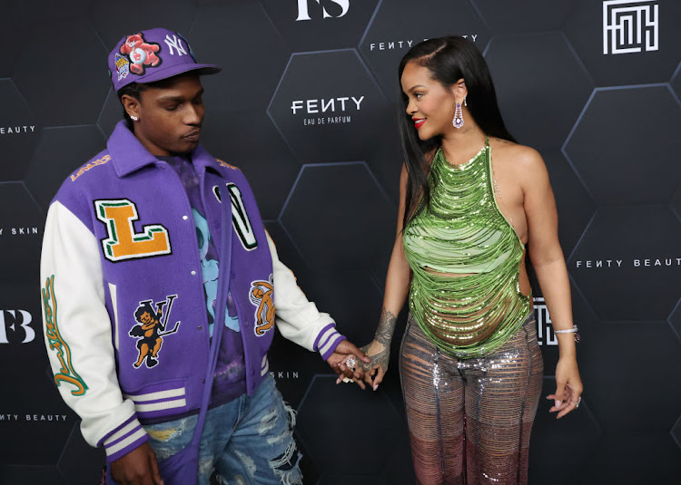 A$AP Rocky and Rihanna have reportedly welcomed their first baby together. File image.