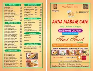 New Madras Cafe menu 2