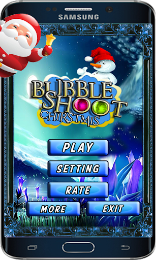 Bubble Shoot Christmas Snowman