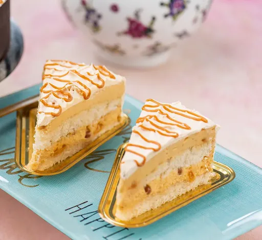 Salted Caramel Layered Cheesecake (Slice)