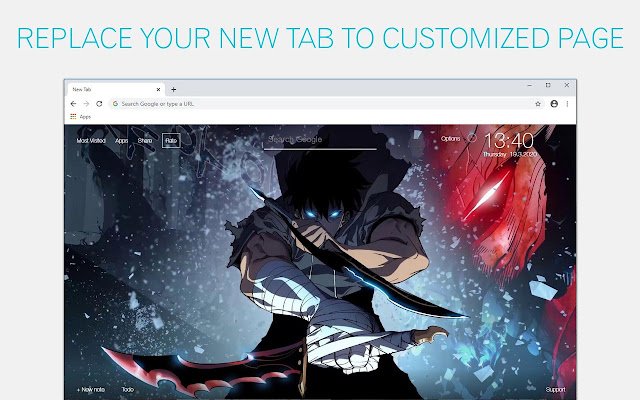 Solo Leveling Wallpapers Custom Anime New Tab