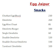 Egg Jaipur menu 1