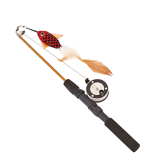 Title 1, Teaser Feather Toys Kitten Funny Retractable Ro...