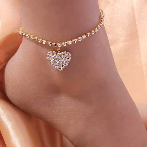 Title 9, European And American Full Diamond Love-shaped ...