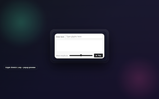 Glyph Stretch Loop screenshot 1