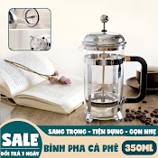 Bình Pha Cafe Kiểu Pháp 350Ml Chuẩn French Press