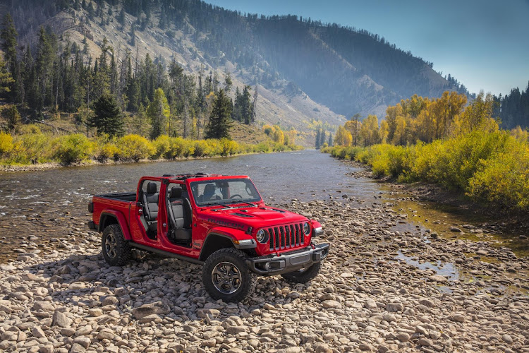 The American bakkie’s doors and roof can be removed for an open-air experience.