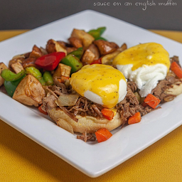 Braised Beef Brisket Benedict