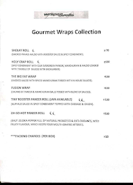 Wraps & Rolls menu 2