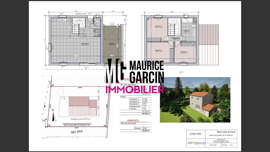 Vente maison 4 pièces 85 m² à Sablet (84110), 274 300 €