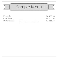 Cake Point menu 1