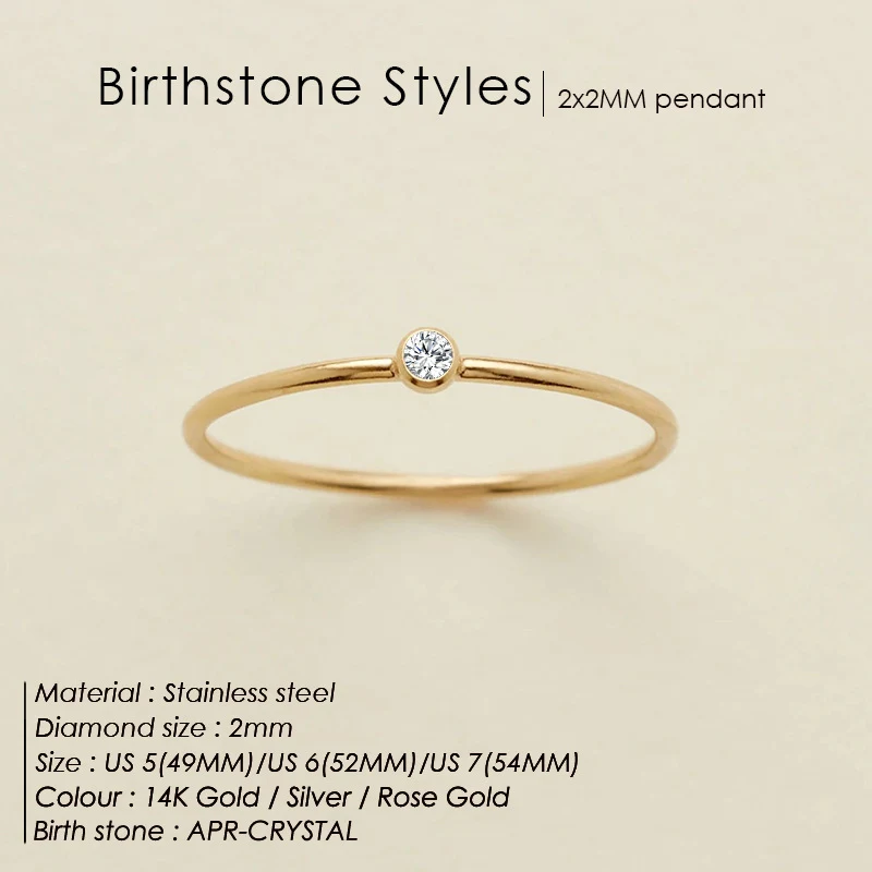 Title 12, RVS Ring "Golden December" Goudkleurig. Duurzam...