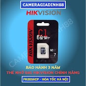 Thẻ Nhớ 64G 128G 32G Hikvision Class 10 Chất Lượng Cao Kèm Adapter - Chính Hãng - Bảo Hành 24 Tháng