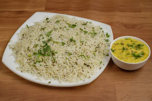 Jeera Rice With Dal