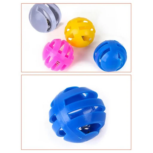 1pc Cat Toy Stick Feather Wand With Bell Mouse Cage Toys Plastic Artificial Colorful Cat Teaser Toy Pet Supplies Random 