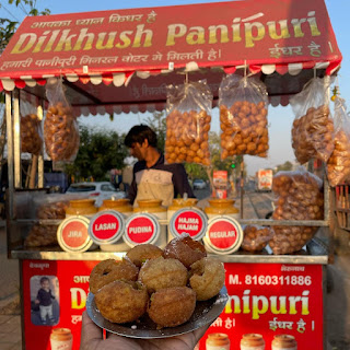 Chaitanya Paronawala at Dilkhush Pani Puri, Shreenath Nagar,  photos